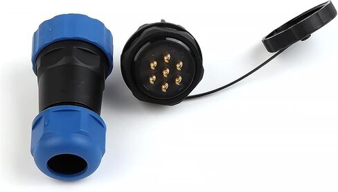 SP28 Straight Back nut Connector 2/3/4/5/6/7/9/10/12/14/16/19/22/24/26 pin Plug Socket Male and Female Welding Type(Sp28-4l) in Saudi Arabia