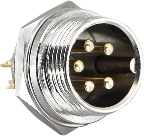 GX16 Industrial 2/3/4/5/6/7/8/9/10 Pin Male Plug/Female Socket Connector 2-Pin(4p Whole Set,5 Sets) in Saudi Arabia