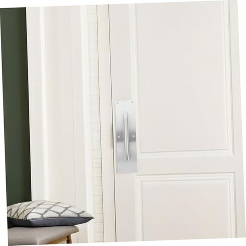 TEHAUX Fire Door Handle Set Double Sided Door Pulls Stainless Steel for Residential in Saudi Arabia