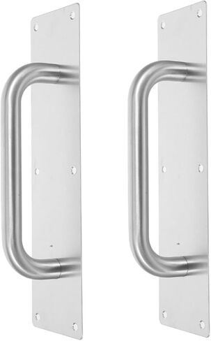 NUOBESTY قطعتان من مقابض سحب أبواب النار من الفولاذ المقاوم للصدأ، تصميم مريح من أجل سلاسة مناسبة للبوابات الخارجية الداخلية، طراز حديث بسيط in Saudi Arabia