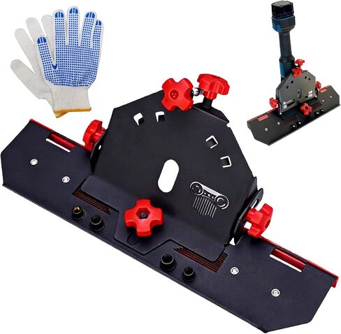 45 Degree Tile Chamfering Tool, Angle Grinder Tool for Tile Chamfering, Tile Cutting Tools ONLY for 4-1/2’’ & 5’’ Angle Grinder with Red Knobs in Saudi Arabia