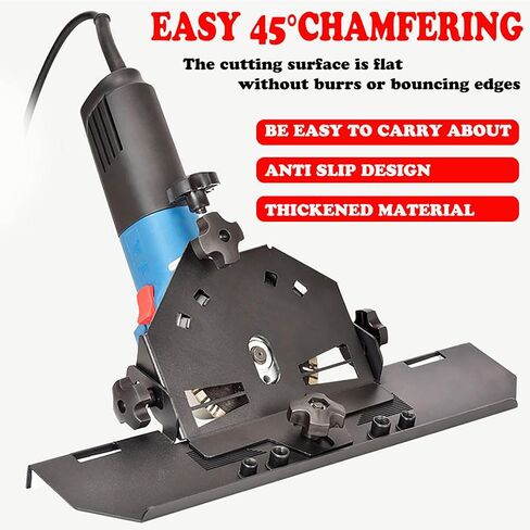 45 Degree Tile Chamfering Tool, Angle Grinder Tool for Tile Chamfering, Tile Cutting Tools ONLY for 4-1/2’’ & 5’’ Angle Grinder with Red Knobs in Saudi Arabia