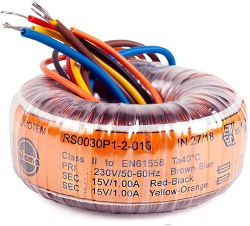 Double 6V 9V 12V 15V 18V 25V Ring Transformer 30VA Ring Cow(30W Dual 25v) in Saudi Arabia