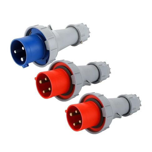 1 Pcs Red 63A 125A Industrial Socket Wall Mounted Exposed Concealed Industrial Socket(LX 1342 -4 core 63A) in Saudi Arabia