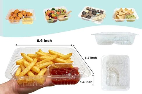 50Pcs Nacho Trays Disposable,12oz Plastic Nacho Bowls, for Holding Tortilla Chips and Cheese Sauce, Clear Snack Trays Suitable for Movie Nights, Parties, and Casual Moments. in Saudi Arabia
