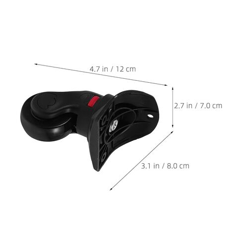 2pcs Suitcase Luggage Wheels Replacement: Mute Swivel Caster Wheels with Ball Bearing for Replacement Luggage Travel Suitcase Bag in Saudi Arabia