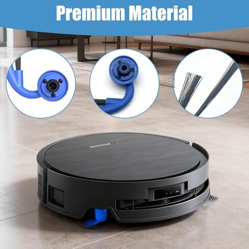 10 قطع فرشاة جانبية مناسبة للمكنسة الكهربائية الروبوتية Ecovacs Deebot X9 Pro Omni/X9 Pro، لملحقات تنظيف حافة الزوايا من سلسلة Omni in Saudi Arabia
