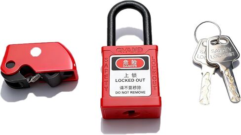 قفل Tagout Kit الكهربائية، مجموعة Tagout للقفل تتضمن أقفال Loto الحمراء وجهاز قفل قواطع الدائرة، قاطع عالمي متعدد الأقطاب للنظام الكهربائي الصناعي وأجهزة الصمامات in Saudi Arabia