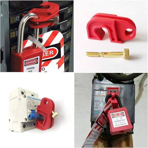 قفل Tagout Kit الكهربائية، مجموعة Tagout للقفل تتضمن أقفال Loto الحمراء وجهاز قفل قواطع الدائرة، قاطع عالمي متعدد الأقطاب للنظام الكهربائي الصناعي وأجهزة الصمامات in Saudi Arabia