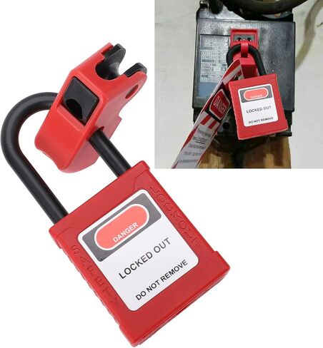 قفل Tagout Kit الكهربائية، مجموعة Tagout للقفل تتضمن أقفال Loto الحمراء وجهاز قفل قواطع الدائرة، قاطع عالمي متعدد الأقطاب للنظام الكهربائي الصناعي وأجهزة الصمامات in Saudi Arabia