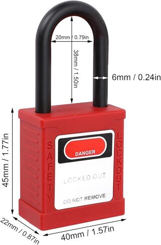 قفل Tagout Kit الكهربائية، مجموعة Tagout للقفل تتضمن أقفال Loto الحمراء وجهاز قفل قواطع الدائرة، قاطع عالمي متعدد الأقطاب للنظام الكهربائي الصناعي وأجهزة الصمامات in Saudi Arabia