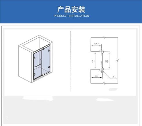Stainless Steel Glass clamp,Connector,Shower Room Folder,Glass Door Hinge,90 Degrees(XYGL-25) in Kuwait