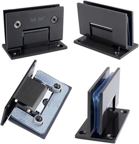 Stainless Steel Glass clamp,Connector,Shower Room Folder,Glass Door Hinge,90 Degrees(XYGL-25) in Kuwait