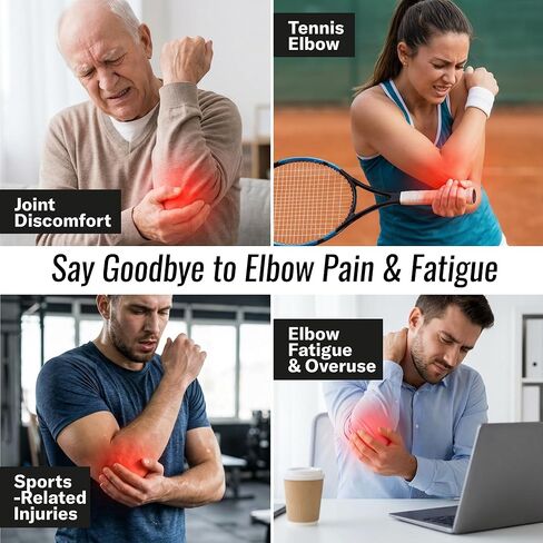 Elbow Brace Cubital Tunnel Syndrome Ulnar Nerve Entrapment Splint - Tennis Elbow Immobilizer Sleeping Support - Adjustable Arm Compression Wraps Night Splints for Sleep Pain Tendonitis in Saudi Arabia