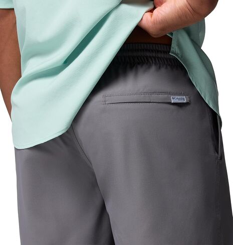 شورت سباحة رجالي من Columbia PFG Ramble سريع الجفاف، رمادي داكن، صغير × 8 in Kuwait