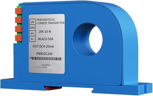 Current Transmitter 5A 10A 50A 100A Current Transducer 4-20MA 0-5V 0-10V RS485 DC24V/AC220V Current Sensor(AC 0-2A,0-10V Output_220V AC) in Saudi Arabia