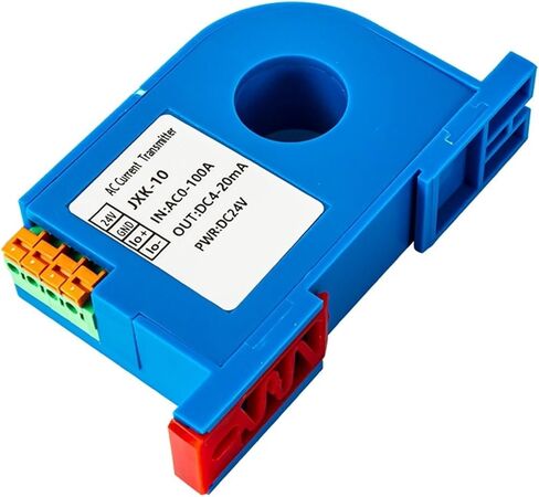 Current Sensor 22mm Hole 20A 50A 100A 500A AC/DC Current Transmitter 4-20MA 0-5V 0-10V RS485 AC Current Transducer(AC 0-50A_24V DC_RS485 Output) in Saudi Arabia