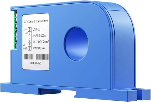 Three-Terminal Isolated Piercing AC Current Transmitter 400A DC24V 4-20MA 0-10V 0-5V 20mm 35mm AC Current Transducer Transmitter(Pore Size 20mm,AC 0-500A Input_24V DC_0-10V Output) in Saudi Arabia
