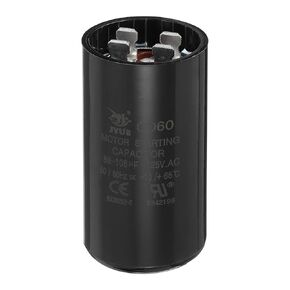 MECCANIXITY CD60 Capacitor 324-389 UF/Mfd, 125 VAC CD60 Run Motor Start Capacitor for Electric Fan Motor Starting Well Pump, Black in Kuwait