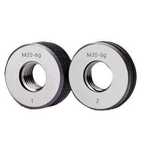 1 مجموعة (1 * GO + 1 * NOGO) M9-M15 غير قياسي متري غرامة الأسنان موضوع حلقة قياس 6 جرام أداة قياس M9M10M11M X1.5 0.5 1.25 1.0(M9X1-6g T Z) in Kuwait