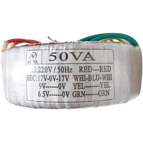 مضخم طاقة حلقي 50 وات 50 وات مزدوج 17V9V6.5V جهد ​​إمداد الطاقة (محول) in Kuwait
