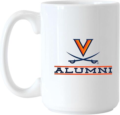 كوب قهوة من السيراميك يحمل شعار العلامات التجارية NCAA Alumni سعة 15 أونصة - مقبض مريح | آمن للاستخدام في الميكروويف | 15 أونصة سائلة | تصميم الخريجين in Kuwait