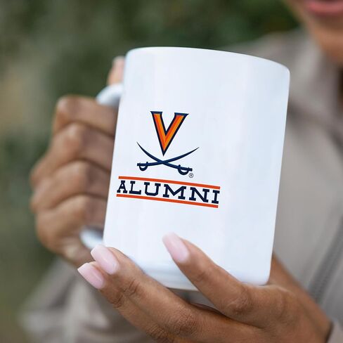 كوب قهوة من السيراميك يحمل شعار العلامات التجارية NCAA Alumni سعة 15 أونصة - مقبض مريح | آمن للاستخدام في الميكروويف | 15 أونصة سائلة | تصميم الخريجين in Kuwait