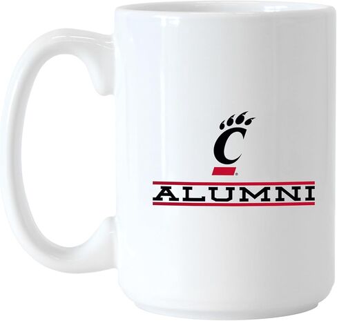 كوب قهوة من السيراميك يحمل شعار العلامات التجارية NCAA Alumni سعة 15 أونصة - مقبض مريح | آمن للاستخدام في الميكروويف | 15 أونصة سائلة | تصميم الخريجين in Kuwait