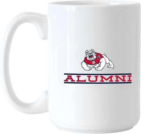كوب قهوة من السيراميك يحمل شعار العلامات التجارية NCAA Alumni سعة 15 أونصة - مقبض مريح | آمن للاستخدام في الميكروويف | 15 أونصة سائلة | تصميم الخريجين in Kuwait