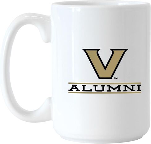 كوب قهوة من السيراميك يحمل شعار العلامات التجارية NCAA Alumni سعة 15 أونصة - مقبض مريح | آمن للاستخدام في الميكروويف | 15 أونصة سائلة | تصميم الخريجين in Kuwait