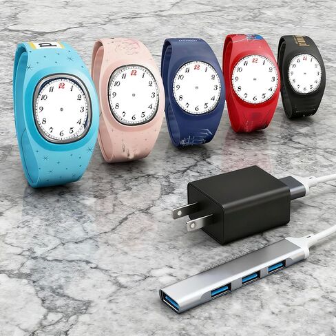 Charger Compatible with MagicBand+ and Magic Band, Multicharger Compatible with Disney Magic Band Plus Smart Watch 4-in-1 Charging Hub 5V in Saudi Arabia