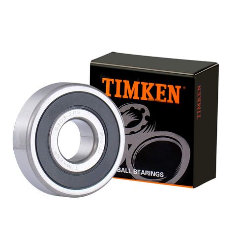 TIMKEN 6303-2RS 6 Pcs Double Rubber Seal Bearings 17x47x14mm, Pre-Lubricated and Stable Performance and Cost Effective, Deep Groove Ball Bearings. in Saudi Arabia
