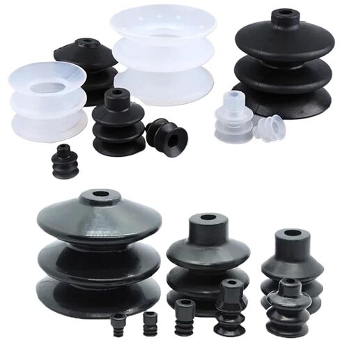1pc Vacuum Suction Cup PCG-10/15/18/20/30/40/60/90 Industrial Pneumatic Suction Nozzle(PCG-7 X 10PCS,White) in Saudi Arabia