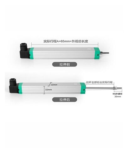 Injection molding Machine Electronic Ruler tie Rod Type General-Purpose Resistance Ruler Linear Displacement Sensor(150mm) in Saudi Arabia