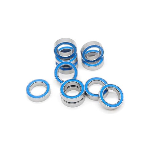 10 قطعة 6700RS 10x15x4 ملليمتر تحمل ABEC-7 6700RS الكروم الصلب الكرات مع Bllue سدادة مطاطية in Kuwait