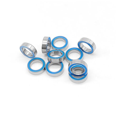 10 قطعة 6700RS 10x15x4 ملليمتر تحمل ABEC-7 6700RS الكروم الصلب الكرات مع Bllue سدادة مطاطية in Saudi Arabia