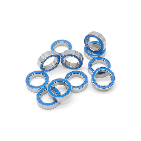 10 قطعة 6700RS 10x15x4 ملليمتر تحمل ABEC-7 6700RS الكروم الصلب الكرات مع Bllue سدادة مطاطية in Saudi Arabia