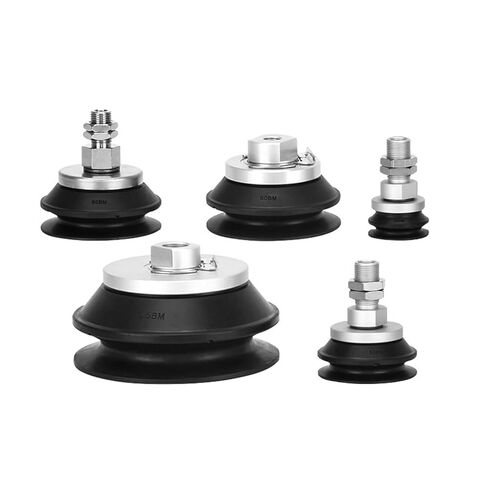 1Pcs ZP3E-T63/80/100/125BM Robot Heavy Duty Black Rubber Pneumatic Vacuum Suction Cup Sucker(ZP3E-T100BM-B12) in Saudi Arabia