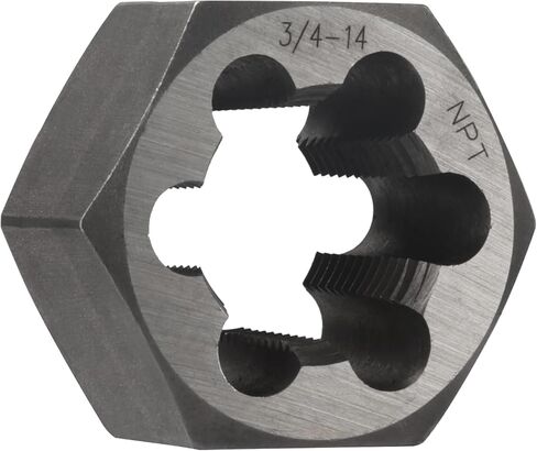 NPT Pipe Die, Industrial-Grade High Carbon Steel Rethreading Hex Die, Right Hand (3/4"-14) in Saudi Arabia