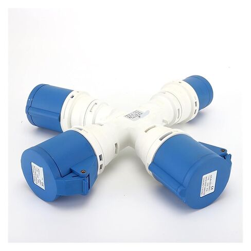 Multi-Head Y-Shaped Surface-Mounted Socket LX-10131-16A Aviation Socket LX-10231-32A Waterproof Industrial Multi-Function Socket(LX-10231-32A) in Saudi Arabia