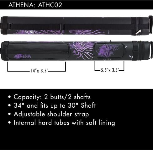 حافظات Athena Cue ATCH02 حافظة سوداء/أرجوانية 2B/2S in Saudi Arabia