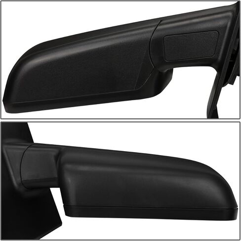 Auto Dynasty Driver Left Side Rear View Mirror - Manuel Adjust - with LED Turn Signal - Non-Heated Glass - Compatible with Ford F150 2004-2014 in Saudi Arabia