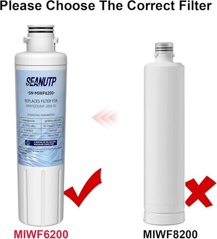 MIWF6200 Filter Replacement for Midea® MIWF6200 MF-2008-R2, Midea® MRQ22D7AST MRS26D5AST MRS26D7AST (1 Pack) in Saudi Arabia