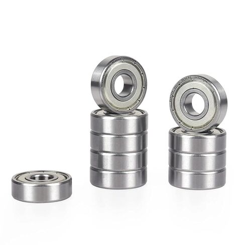 608 6200 6201 6202 6208 ZZ 2RS المعادن ختم كرة أخدود عميقة تحمل 12x32x10 مللي متر 10 قطعة (6203 17X40X12MM_ABEC 5) in Kuwait