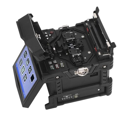 YWBL-WH Optical Fiber Splicer Kit 5.0 Inch Display Full Automatic Clamp for Telecom Engineers (US Plug 100‑240V) in Saudi Arabia