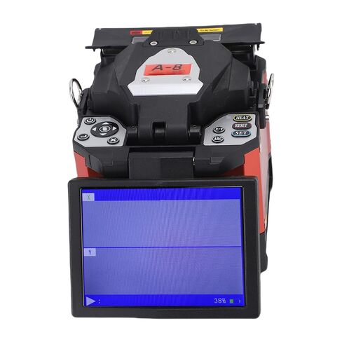 Optical Fiber Splicer 5.0 Inch Full Automatic Accurate FTTH Fiber Optic Splicer Machine (US Plug 100‑240V) in Saudi Arabia