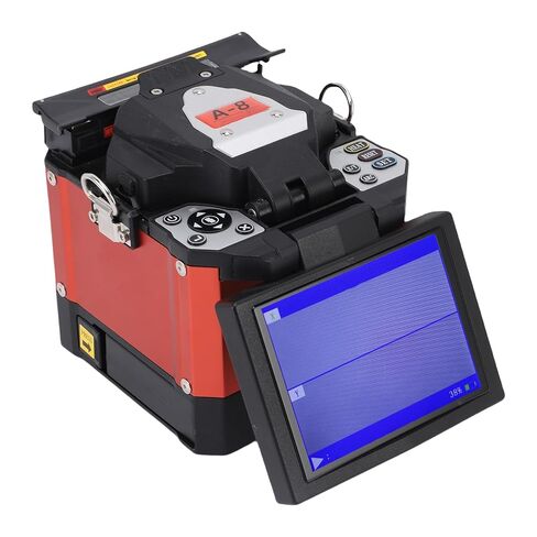 Optical Fiber Splicer 5.0 Inch Full Automatic Accurate FTTH Fiber Optic Splicer Machine (US Plug 100‑240V) in Saudi Arabia