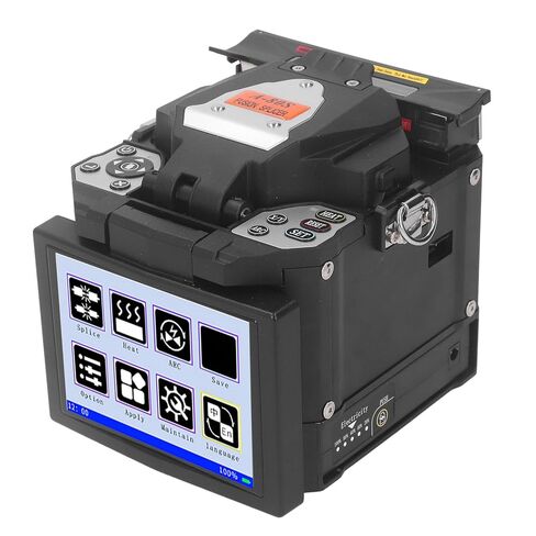 YWBL-WH Fiber Optic Splicer Automatic Fiber Splicing Machine with 5 Inch 800x480 Screen 400X Magnification LED Light for SM MM DS (US Plug) in Saudi Arabia