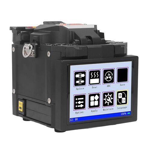 YWBL-WH Fiber Optic Splicer Automatic Fiber Splicing Machine with 5 Inch 800x480 Screen 400X Magnification LED Light for SM MM DS (US Plug) in Saudi Arabia