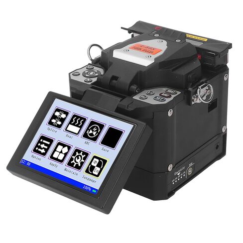 YWBL-WH Fiber Optic Splicer Automatic Fiber Splicing Machine with 5 Inch 800x480 Screen 400X Magnification LED Light for SM MM DS (US Plug) in Saudi Arabia